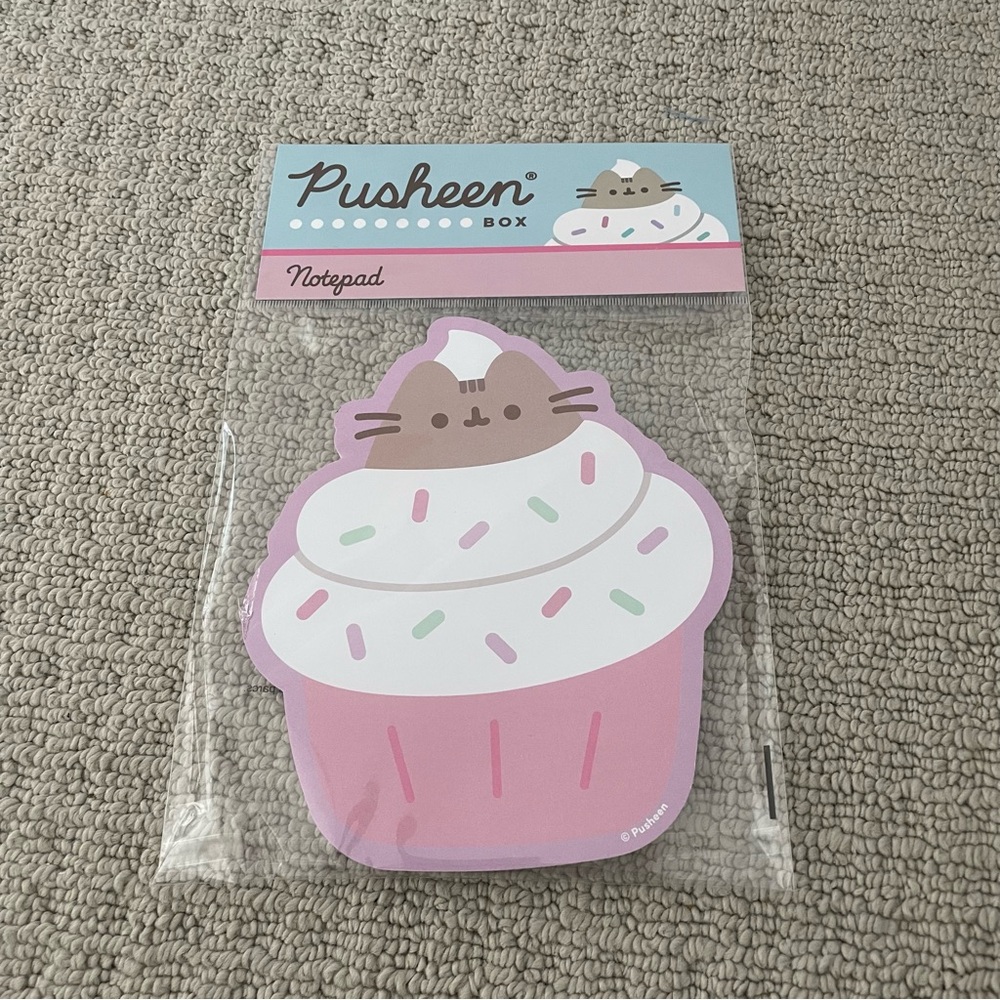 New pusheen frosty swirl notepad from the Pusheen subscription box only